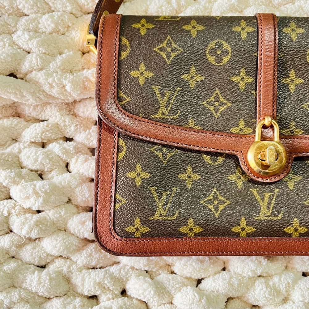 Rare LOUIS VUITTON Dauphine Sac Vendome Vintage Monogram Shoulder Bag - Picture 4 of 15